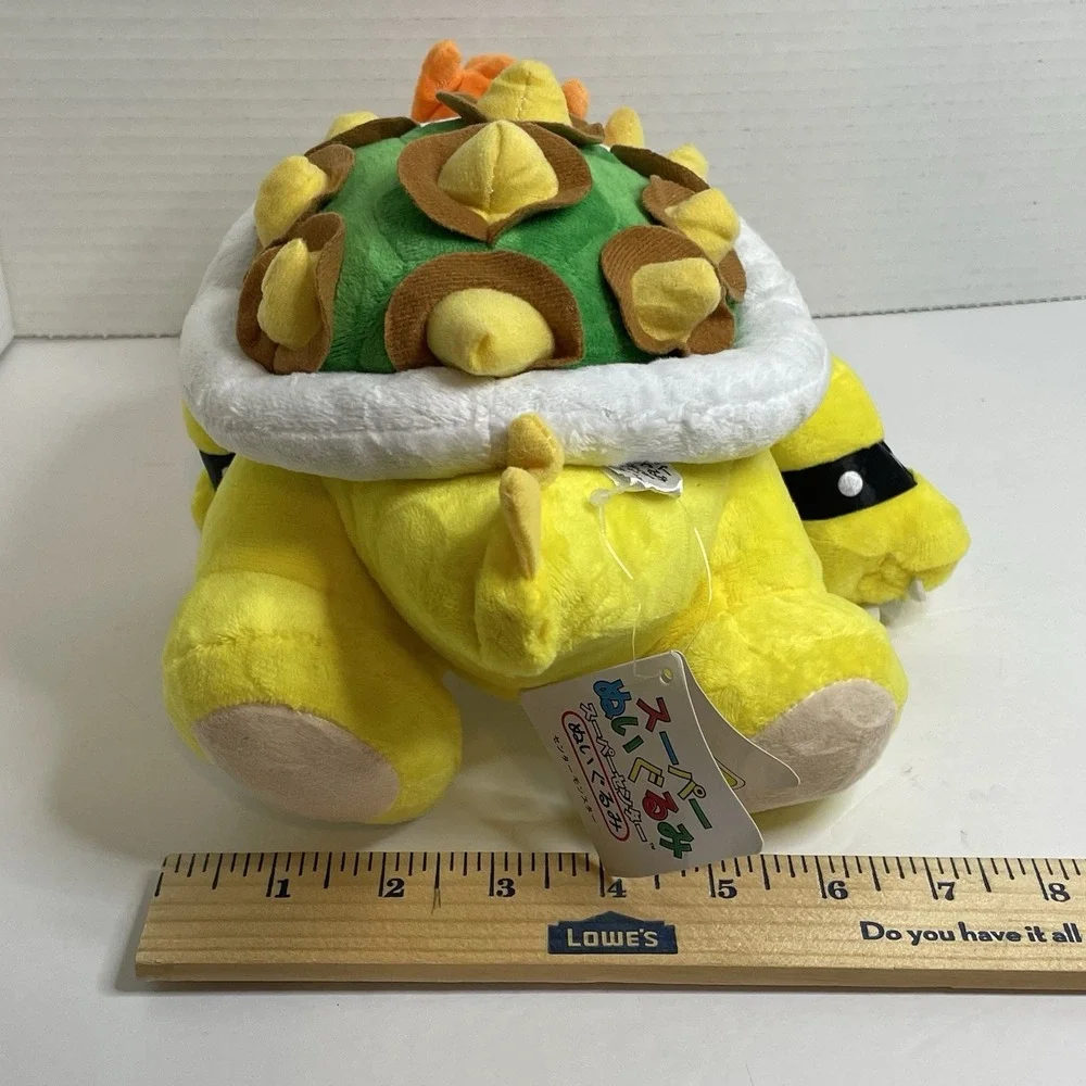Nintendo Sanei Super Mario HTF King Bowser Stuffed Animal Plush Toy  9
